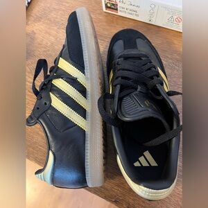 Black adidas sambas